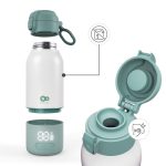 Kinderkraft GAJA prijenosni grijač - bočica/termosica s baterijom 500 ml, Green - Slika 8