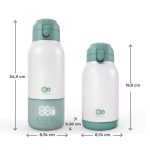 Kinderkraft GAJA prijenosni grijač - bočica/termosica s baterijom 500 ml, Green - Slika 13