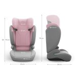 Kinderkraft autosjedalica I-Spark 2 Plus i-Size 15-36 kg (100-150 cm) bez Isofix-a, Pink - Slika 14