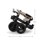 Kinderkraft Tricikl AVEO Plus 2, Beige - Slika 15