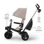 Kinderkraft Tricikl AVEO Plus 2, Beige - Slika 19