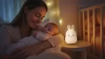 Zopa silikonska LED noćna lampica – veličina M Rabbit - Slika 13