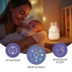 Zopa silikonska LED noćna lampica – veličina M Rabbit - Slika 8