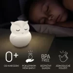 Zopa silikonska LED noćna lampica – veličina M Rabbit - Slika 10