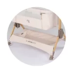 Chipolino sklopivi krevetić uz roditeljski krevet SLEEP 'N FOLD sa spuštajućom bočnom stranicom Cashmere - Slika 9