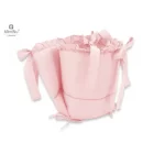 MimiNu Ogradica za krevetić Royal Powder Pink 180x30cm - Slika 2