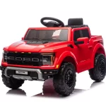Ford Raptor dječji automobil s 1 sjedalom, 12 volti, crvene boje