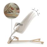 Kinderkraft Ležaljka MIMI, bež wooden - Slika 4