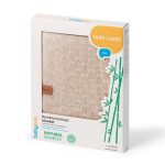 BabyOno Pletena bambus dekica 75x100 cm, svijetlo bež - Slika 5