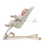 Kinderkraft Ležaljka MIMI, bež wooden - Slika 6
