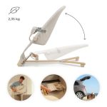 Kinderkraft Ležaljka MIMI, bež wooden - Slika 9