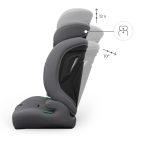 Kinderkraft autosjedalica Comfort Up 2 plus i-Size 9-36 kg (76-150 cm) bez Isofix-a, Grey - Slika 10