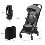 Kinderkraft Sportska kolica Pilot 2, Platinum Grey - Slika 10