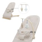 Kinderkraft Ležaljka MIMI, bež wooden - Slika 11