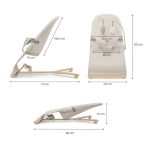 Kinderkraft Ležaljka MIMI, bež wooden - Slika 14