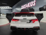 Električni dječji automobil Audi RS6 Avant GT 12 volti bijeli - Slika 5