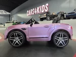 Dječji automobil na baterije Bentley Continental metalik roza - Slika 3