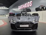Dječji automobil Audi RS6 Avant GT 12 volti sivi - Slika 2