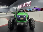 Dječji traktor 24 volta s prikolicom na daljinsko upravljanje, zeleni - Slika 2