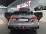 Dječji automobil Audi RS6 Avant GT 12 volti sivi - Slika 5