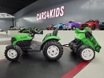 Dječji traktor 24 volta s prikolicom na daljinsko upravljanje, zeleni - Slika 4