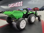 Dječji traktor 24 volta s prikolicom na daljinsko upravljanje, zeleni - Slika 5
