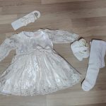 SET ODJEĆE ZA KRŠTENJE VEL. 62/68