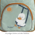 STERNTALER Dječji ruksak s motivom patke Edda u kameno zelenoj boji, 5L - Slika 5