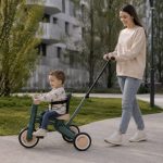 PETITE&MARS Tricikl Drift 4 u 1, Misty Green - Slika 2