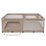 Lionelo dječja igraonica/vrtić Florence XL Easy Fold 180x200x68 cm, Beige Sand - Slika 3