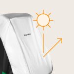 Lionelo ThermalCover zaštitna navlaka protiv sunca za autosjedalicu, Silver - Slika 3