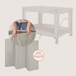 Lionelo putni krevetić 2u1 Amelie, Beige Sand - Slika 4