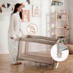 Lionelo putni krevetić 2u1 Amelie, Beige Sand - Slika 5