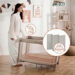 Lionelo putni krevetić 2u1 Amelie, Beige Sand - Slika 6