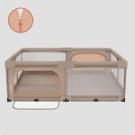 Lionelo dječja igraonica/vrtić Florence XL Easy Fold 180x200x68 cm, Beige Sand - Slika 12