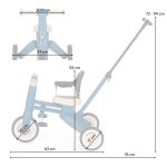 PETITE&MARS Tricikl Drift 4 u 1, Desert Sand - Slika 17